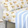 Drap housse HappyFriday HAPPYNOIS Multicouleur 105 x 200 x 32 cm de HappyFriday, Draps et taies d'oreiller - Réf : D1613231, ...