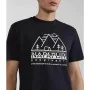 T-shirt à manches courtes homme Napapjiri S-Faber Noir de Napapjiri, Homme - Réf : S64139592, Prix : 33,23 €, Remise : %