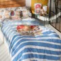 Duvet cover set HappyFriday Happynois Pirate Ship Multicolour Single 2 Pieces by HappyFriday, Quilts and quilt covers - Ref: ...