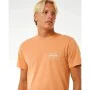 Short-sleeve Sports T-shirt Rip Curl Stapler Light brown by Rip Curl, Men - Ref: S64141427, Price: 23,99 €, Discount: %