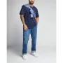 Short-sleeve Sports T-shirt Lee Ss Patch Logo Blue by Lee, Men - Ref: S64141435, Price: 20,75 €, Discount: %