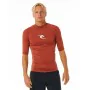 Men’s Short Sleeve T-Shirt Rip Curl Waves Upf Brown by Rip Curl, Men - Ref: S64141437, Price: 23,51 €, Discount: %