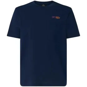 Short-sleeve Sports T-shirt Oakley Fingerprint B1B Blue by Oakley, Men - Ref: S64141452, Price: 27,68 €, Discount: %