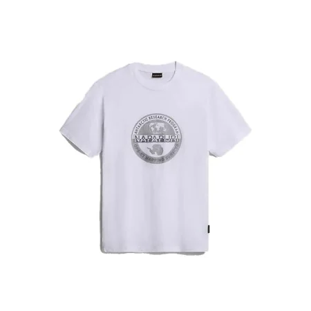 T-Shirt de Desporto de Manga Curta Napapjiri S-Bollo Ss 1 Branco de Napapjiri, Homem - Ref: S64141463, Preço: 36,46 €, Descon...