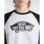 Maglia Sportiva a Maniche Corte Vans Style 76 Raglan Bianco di Vans, Uomo - Rif: S64141466, Prezzo: 35,07 €, Sconto: %