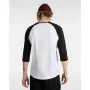 Maillot de Corps de Sport à Manches Coupe Vans Style 76 Raglan Blanc de Vans, Homme - Réf : S64141466, Prix : 35,07 €, Remise...