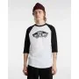 Maglia Sportiva a Maniche Corte Vans Style 76 Raglan Bianco di Vans, Uomo - Rif: S64141466, Prezzo: 35,07 €, Sconto: %