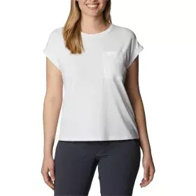 Camisola de Manga Curta Mulher Columbia Trek™ Branco de Columbia, Mulher - Ref: S64141468, Preço: 29,06 €, Desconto: %