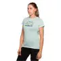 T-shirt à manches courtes femme Trangoworld Trangoworld Sihl Aigue marine de Trangoworld, Femme - Réf : S64141483, Prix : 23,...