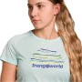 T-shirt à manches courtes femme Trangoworld Trangoworld Sihl Aigue marine de Trangoworld, Femme - Réf : S64141483, Prix : 23,...