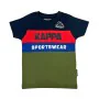 T shirt à manches courtes Enfant Kappa 8036M00058 Bleu foncé de Kappa, Garçon - Réf : S64141531, Prix : 18,45 €, Remise : %