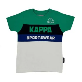 Camisola de Manga Curta Infantil Kappa 8036M00058 Azul de Kappa, Menino - Ref: S64141532, Preço: 18,33 €, Desconto: %