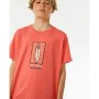 Camiseta de Manga Corta Hombre Rip Curl Lost Island Naranja de Rip Curl, Hombre - Ref: S64141544, Precio: 19,35 €, Descuento: %