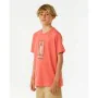 Camisola de Manga Curta Homem Rip Curl Lost Island Laranja de Rip Curl, Homem - Ref: S64141544, Preço: 19,35 €, Desconto: %