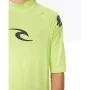 Maglia a Maniche Corte per Bambini Rip Curl Wave Upf Verde limone di Rip Curl, Bambino - Rif: S64141555, Prezzo: 20,18 €, Sco...