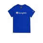 Camiseta de Manga Corta Infantil Champion Crewneck Azul de Champion, Niño - Ref: S64141562, Precio: 18,36 €, Descuento: %