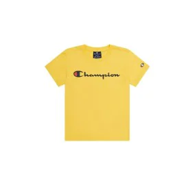 Camisola de Manga Curta Infantil Champion Crewneck Amarelo de Champion, Menino - Ref: S64141564, Preço: 18,36 €, Desconto: %