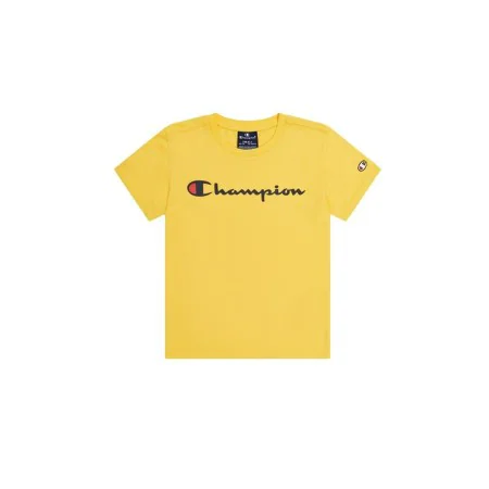 Camisola de Manga Curta Infantil Champion Crewneck Amarelo de Champion, Menino - Ref: S64141564, Preço: 18,36 €, Desconto: %