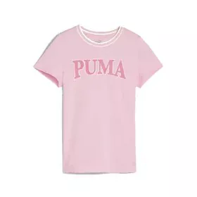 Camiseta de Manga Corta Infantil Puma Squad Rosa de Puma, Niño - Ref: S64141567, Precio: 20,18 €, Descuento: %