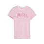 Camisola de Manga Curta Infantil Puma Squad Cor de Rosa de Puma, Menino - Ref: S64141567, Preço: 20,18 €, Desconto: %