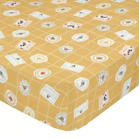 Fitted sheet HappyFriday MR FOX Multicolour 105 x 200 x 32 cm by HappyFriday, Sheets and pillowcases - Ref: D1613270, Price: ...