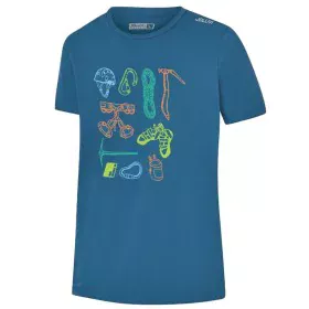 Camiseta de Manga Corta Hombre Joluvi Climbing Elements Azul de Joluvi, Hombre - Ref: S64141590, Precio: 18,36 €, Descuento: %