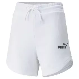 Pantalón Corto Deportivo Puma Essentials 5" Blanco de Puma, Mujer - Ref: S64141925, Precio: 26,57 €, Descuento: %