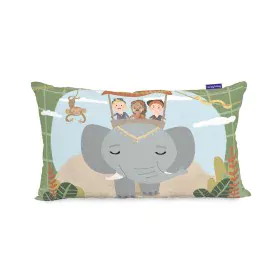 Housse de coussin HappyFriday Mr Fox World Trip Multicouleur 50 x 30 cm de HappyFriday, Housses de coussin - Réf : D1613278, ...