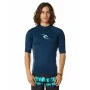 Camisola de Manga Curta Homem Rip Curl Waves Azul Marinho de Rip Curl, Homem - Ref: S64142030, Preço: 22,14 €, Desconto: %