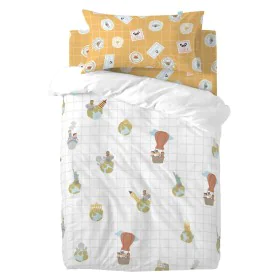 Duvet cover set HappyFriday Mr Fox World trip Multicolour Baby Crib 2 Pieces by HappyFriday, Quilts and quilt covers - Ref: D...