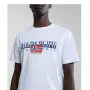 T-shirt à manches courtes homme Napapjiri S-Aylmer Blanc de Napapjiri, Homme - Réf : S64142039, Prix : 35,07 €, Remise : %