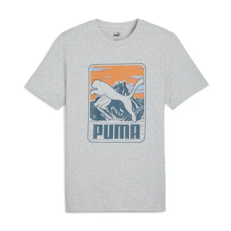 Maglia a Maniche Corte Uomo Puma GRAPHICS Mountain Grigio di Puma, Uomo - Rif: S64142048, Prezzo: 22,42 €, Sconto: %