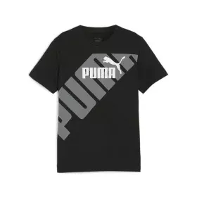 Camisola de Manga Curta Infantil Puma Power Graphic Preto de Puma, Menino - Ref: S64142056, Preço: 19,11 €, Desconto: %