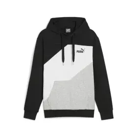 Sudadera con Capucha Hombre Puma Power Colorblock Negro de Puma, Hombre - Ref: S64142089, Precio: 55,60 €, Descuento: %