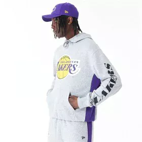 Men’s Hoodie New Era La Lakers NBA Grey by New Era, Men - Ref: S64142090, Price: 63,38 €, Discount: %