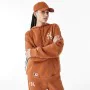 Sudadera con Capucha Mujer New Era League Essential New York Marrón de New Era, Mujer - Ref: S64142092, Precio: 59,42 €, Desc...