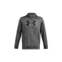 Felpa con Cappuccio Uomo Under Armour Big Logo Grigio di Under Armour, Uomo - Rif: S64142099, Prezzo: 56,29 €, Sconto: %