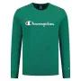 Men’s Sweatshirt without Hood Champion Crewneck Green by Champion, Men - Ref: S64142100, Price: 50,03 €, Discount: %