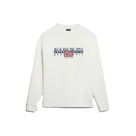 Sweat sans capuche homme Napapjiri B-Aylmer C Blanc de Napapjiri, Homme - Réf : S64142103, Prix : 67,35 €, Remise : %