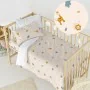 Parure de couette HappyFriday Mini Animals Multicouleur Lit de bébé 2 Pièces de HappyFriday, Couettes et housses de couette -...