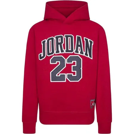 Sweat-shirt Enfant Jordan Hbr Flc Po Rouge de Jordan, Garçon - Réf : S64142845, Prix : 54,69 €, Remise : %