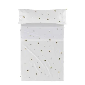 Jeu de draps HappyFriday HF Mini Honey Multicouleur Lit 1 persone 2 Pièces de HappyFriday, Draps et taies d'oreiller - Réf : ...