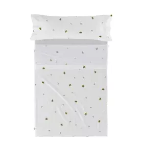 Jeu de draps HappyFriday HF Mini Honey Multicouleur Lit 1 persone 2 Pièces de HappyFriday, Draps et taies d'oreiller - Réf : ...