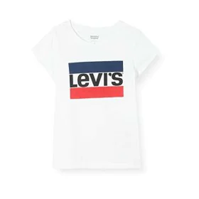 Maglia a Maniche Corte Bambino Levi's E4900 Bianco di Levi's, Bambino - Rif: S6414343, Prezzo: 18,91 €, Sconto: %