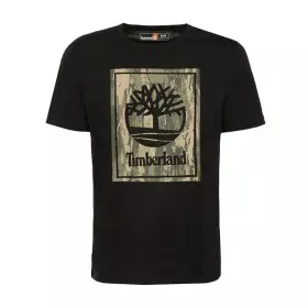 T-shirt à manches courtes homme Timberland Stack Logo Camo Noir de Timberland, Homme - Réf : S64143853, Prix : 29,06 €, Remis...