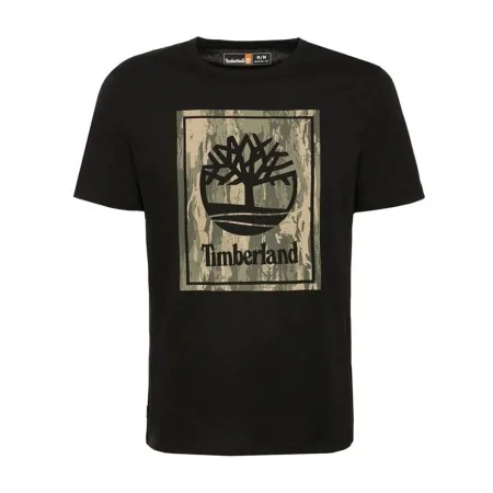 Camisola de Manga Curta Homem Timberland Stack Logo Camo Preto de Timberland, Homem - Ref: S64143853, Preço: 29,06 €, Descont...