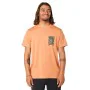 Maglia a Maniche Corte Uomo Rip Curl Desti Animals Arancio di Rip Curl, Uomo - Rif: S64143955, Prezzo: 23,99 €, Sconto: %