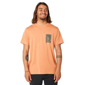 Maglia a Maniche Corte Uomo Rip Curl Desti Animals Arancio di Rip Curl, Uomo - Rif: S64143955, Prezzo: 23,99 €, Sconto: %