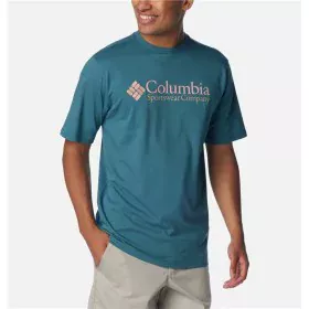 Camisola de Manga Curta Homem Columbia CSC Basic Logo™ Azul de Columbia, Homem - Ref: S64143960, Preço: 22,42 €, Desconto: %