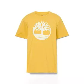 Camiseta de Manga Corta Hombre Timberland Kennebec River Tree Logo Short Amarillo de Timberland, Hombre - Ref: S64145257, Pre...